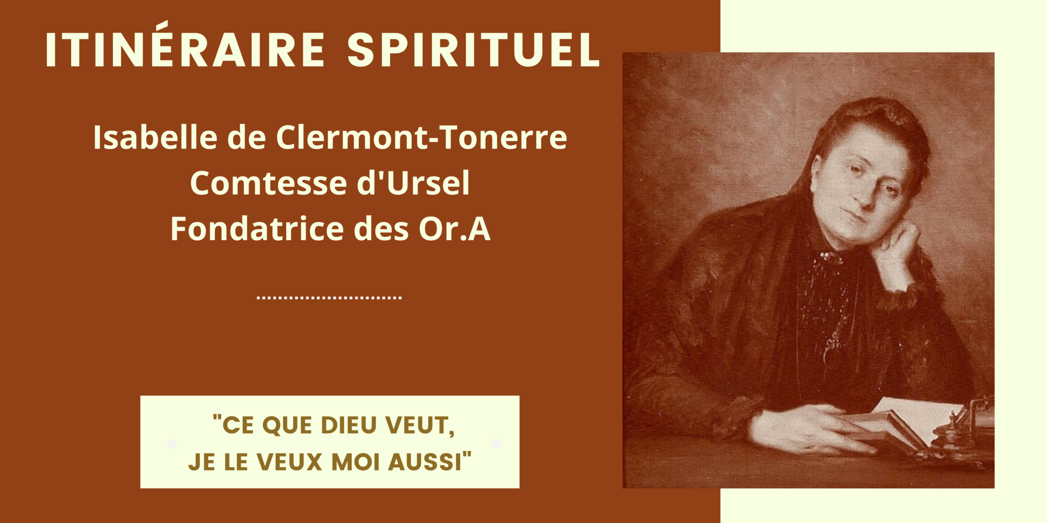 Itinéraire spirituel de M. Isabelle de Gethsémani 