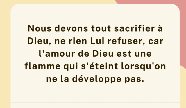 Pensées de Mère Isabelle